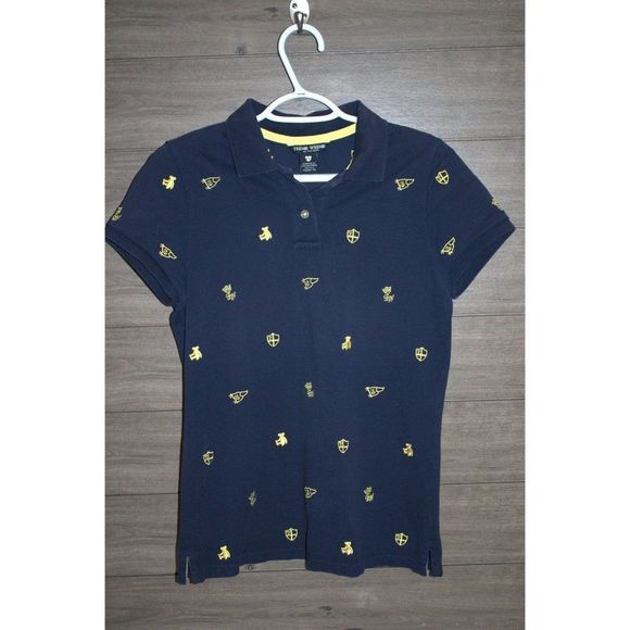 Teenie Weenie Blue "All That Bear" Polo Size Large - Picture 1 of 5